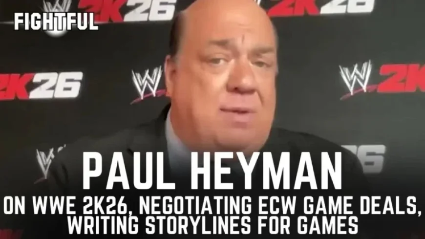 Paul Heyman Discusses WWE 2K26 and ECW Game Negotiations in Interview