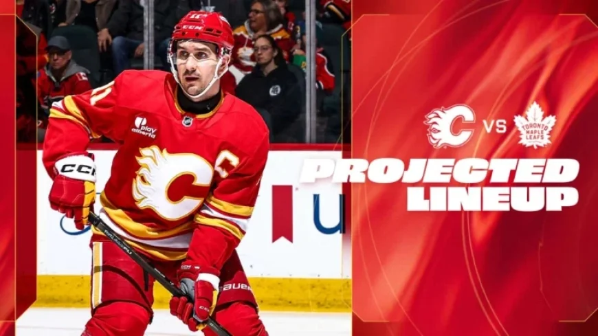 Projected Lineup: Flames Face Leafs in Upcoming Matchup
