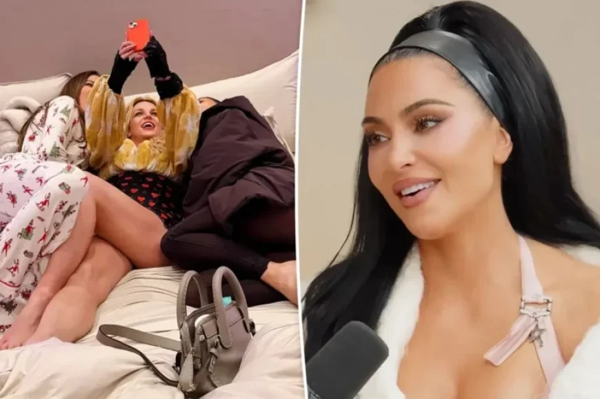 Kim Kardashian Shares Exciting Sleepover Experience with Britney Spears