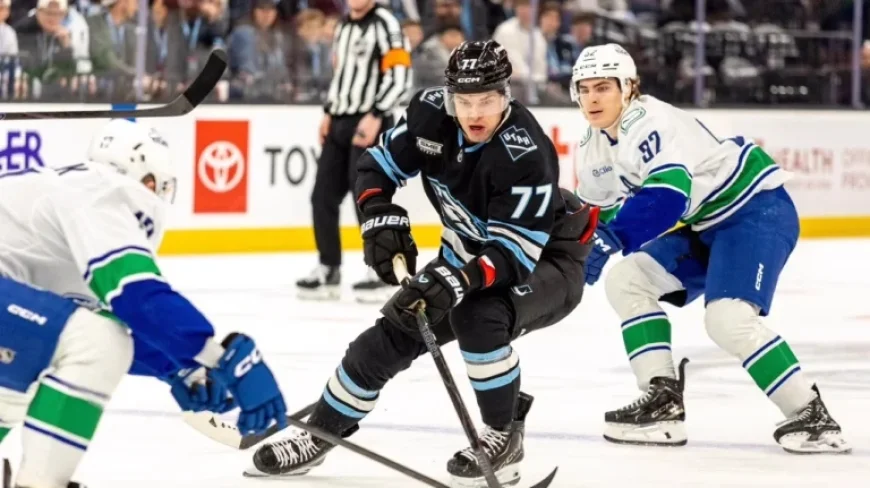 Nick Schmaltz Scores Hat Trick as Mammoth Defeats Canucks 6-2