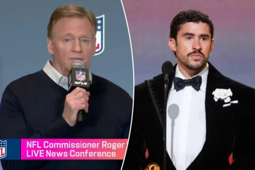Roger Goodell Reveals Bad Bunny’s Super Bowl 2026 Plans