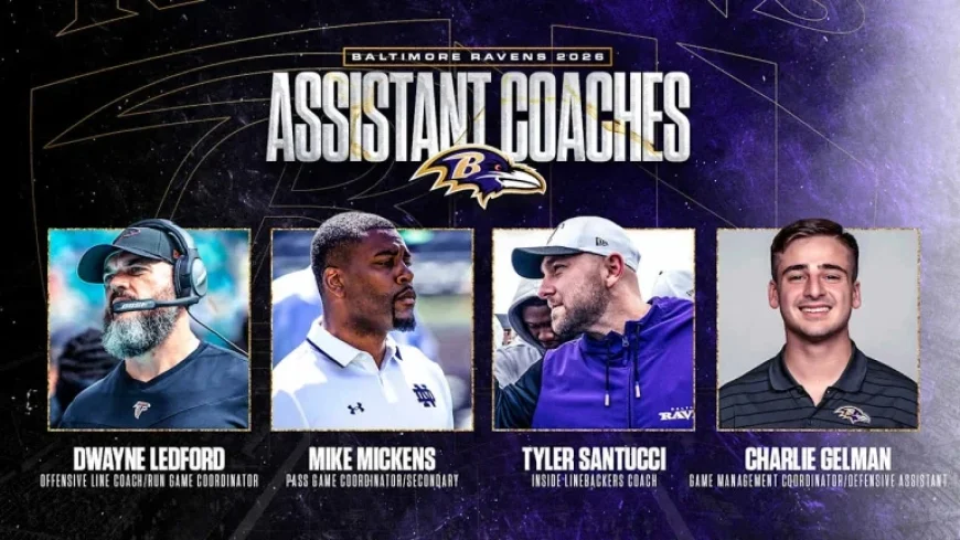 Ravens Hire Four New Assistant Coaches