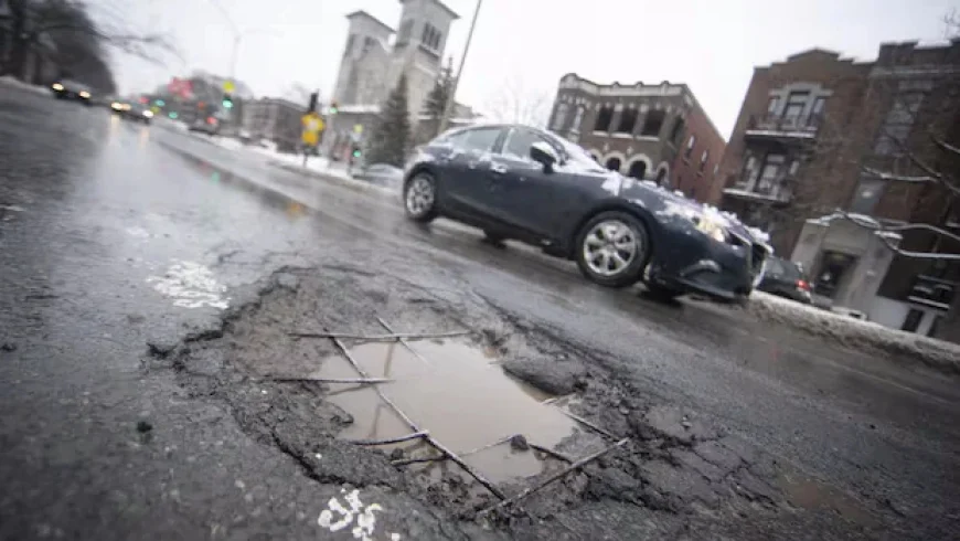 Montreal Mayor Shares Personal Pothole Experience: Two Tires, Two Flats