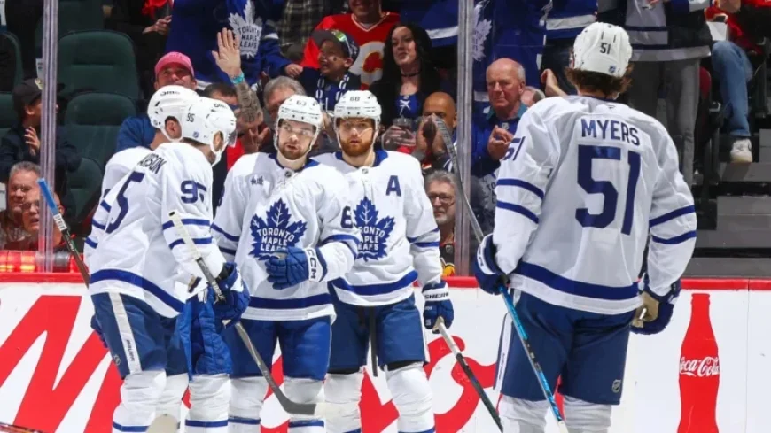 Nylander Shines with 3 Points as Maple Leafs Defeat Flames