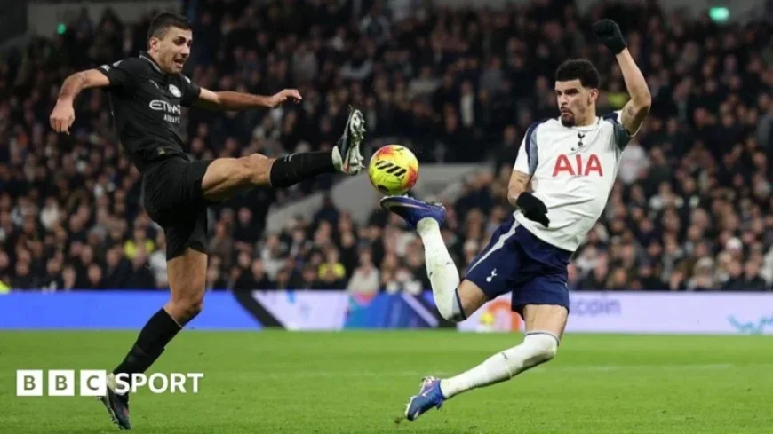 Solanke Scores Twice as Spurs Rally to 2-2 Draw with Man City