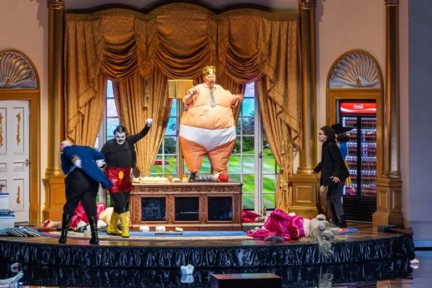 Satirical Opera Critiques Trump as Reality Reflects Its Metaphor