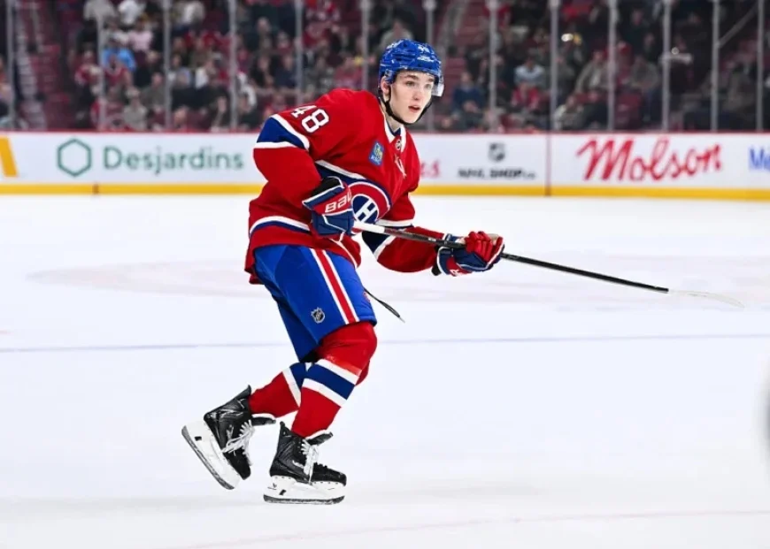 Lane Hutson Thrives Playing with Skilled Partner Noah Dobson