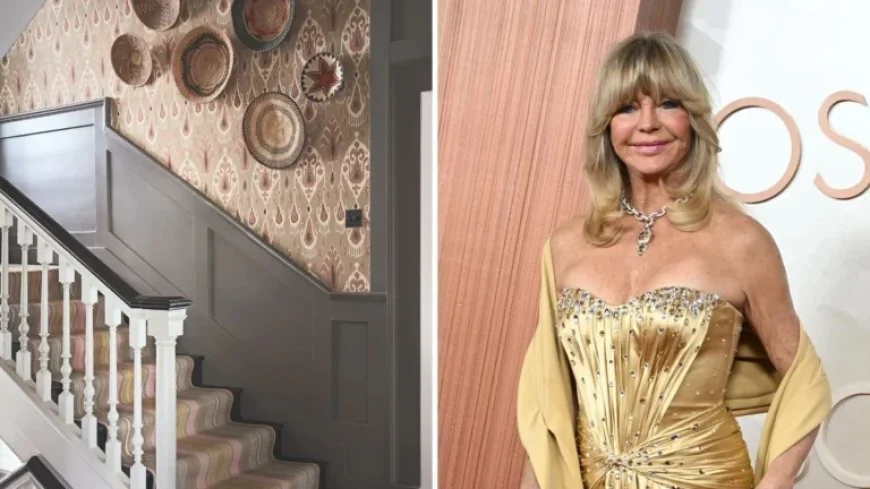 Goldie Hawn’s Global Entryway Reflects Her Travel Adventures