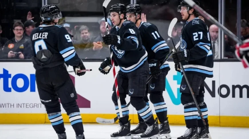 Keller and Schmaltz Lead Mammoth Victory Over Red Wings