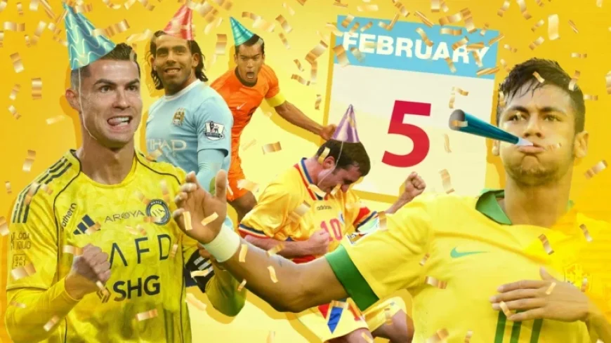 Ronaldo, Neymar, Tevez, Hagi: Celebrating Football Legends Sharing Birthdays