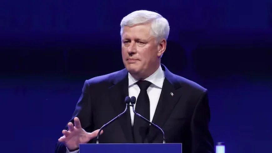Stephen Harper Urges Canada to Cut Reliance on U.S. Immediately