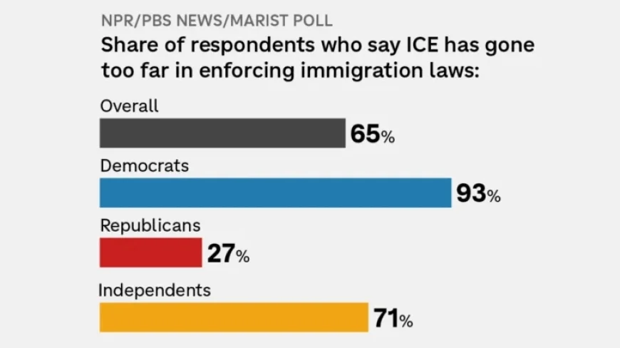Majority of Americans Believe ICE’s Immigration Tactics Are Excessive: NPR