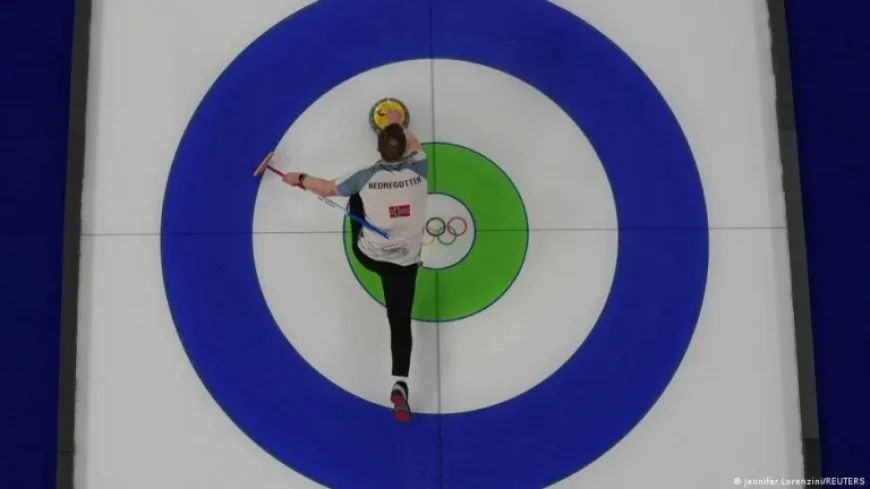 Winter Olympics Kick Off with Quiet Curling Competition