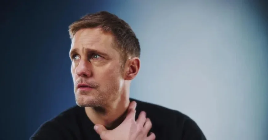 Alexander Skarsgård Discusses Filming Intimate Scenes in ‘Pillion’