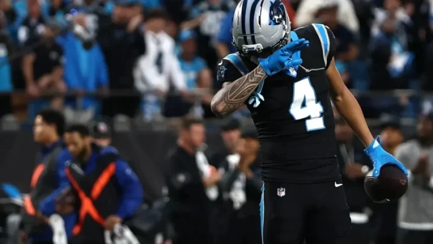 Panthers’ Tetairoa McMillan Highlights Rookie Season with Cam Newton Moment