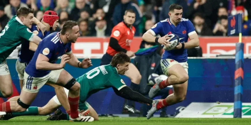 France Thrashes Ireland as Irish Fight Back in Rugby Clash