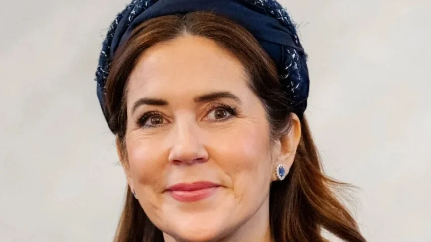 Queen Mary Celebrates 54th Birthday in Elegant Ballet-Pink Silk Dress