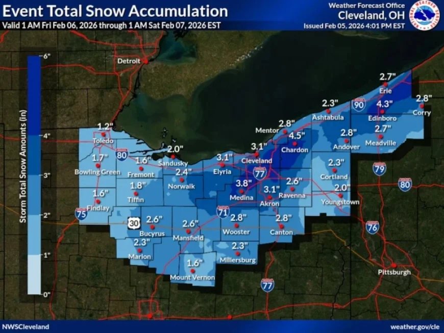 Friday Snowstorm to Disrupt Morning and Evening Commutes