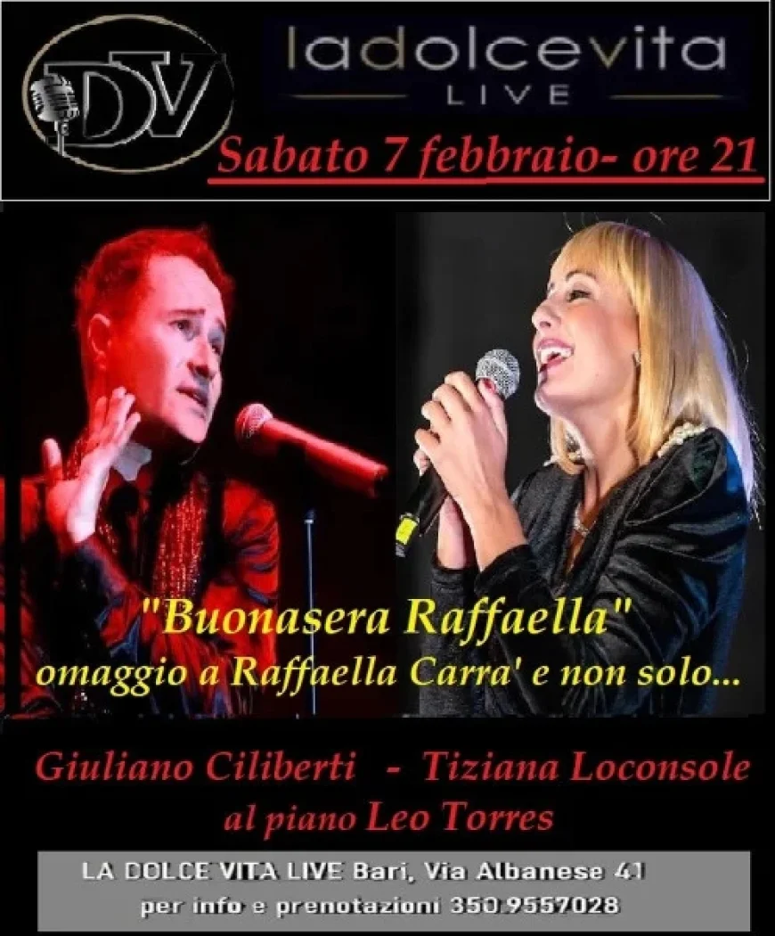 Tribute to Raffaella Carrà in “Buonasera Raffaella!” Show