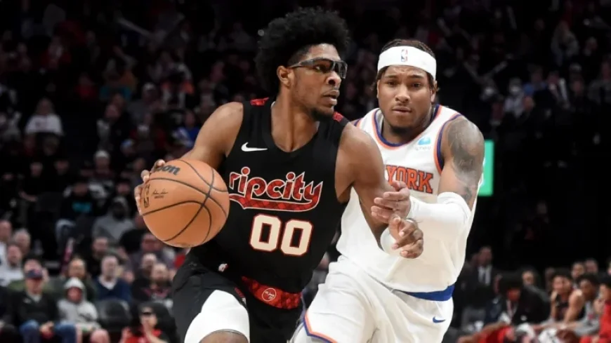 Blazers’ Scoot Henderson Debuts This Season Against Grizzlies