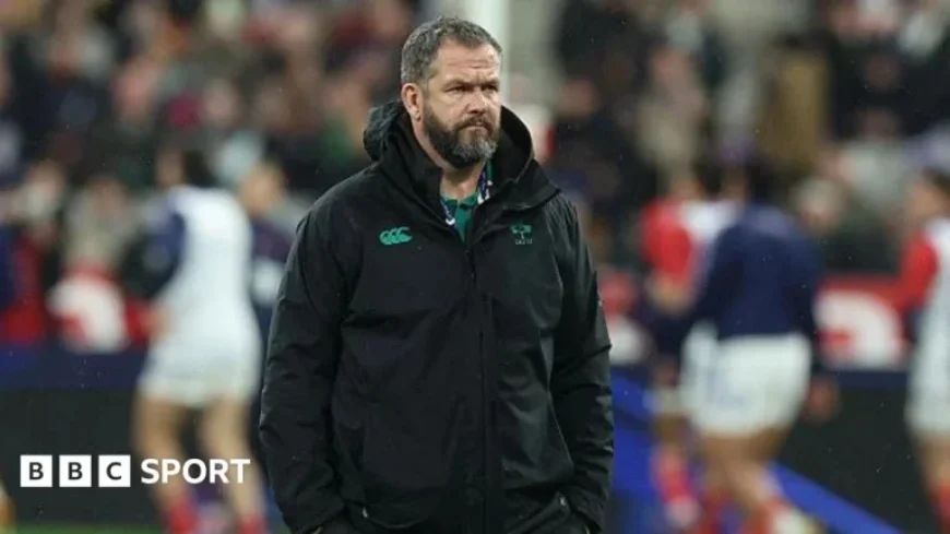 Ireland Coach Farrell: France Defeat Must Strengthen Six Nations Resolve