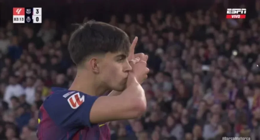Marc Bernal Scores for Barcelona in 3-0 Victory Over Mallorca