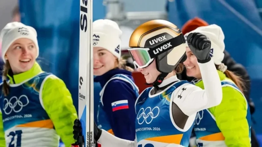 Nika Prevc Secures Olympic Silver!