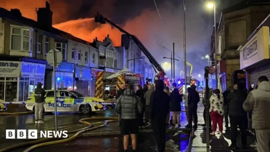 Blackpool Business Owners Devastated by Massive Fire