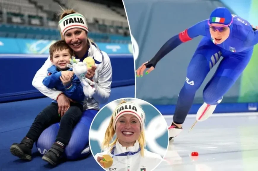 Francesca Lollobrigida Breaks Olympic Speed Skating Record on Her Birthday