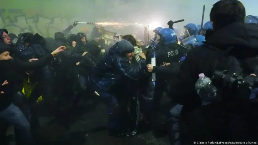 Clashes Erupt as Protest Near Olympic Village Concludes