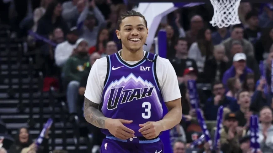 Keyonte George Leaves Jazz Game vs. Magic Due to Injury