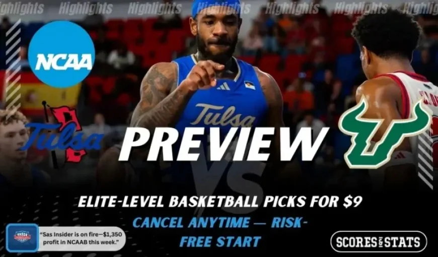 Tulsa Golden Hurricane vs South Florida Bulls: Predictions & Picks, Feb 8, 2026