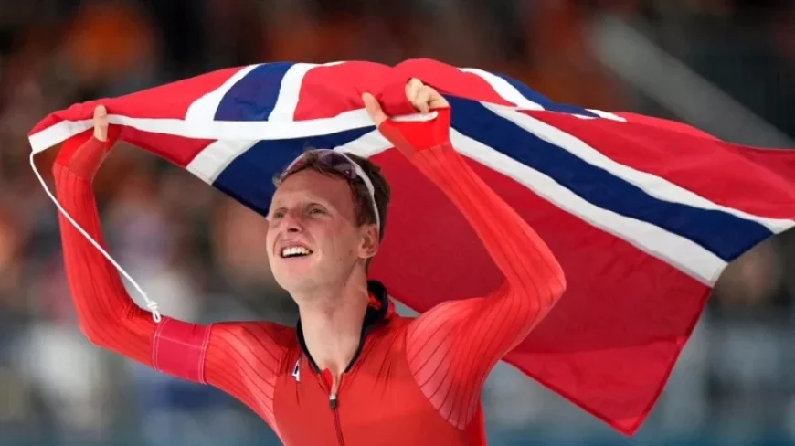Sander Eitrem Secures Olympic Gold in 5,000m Speedskating, Enhancing World Record