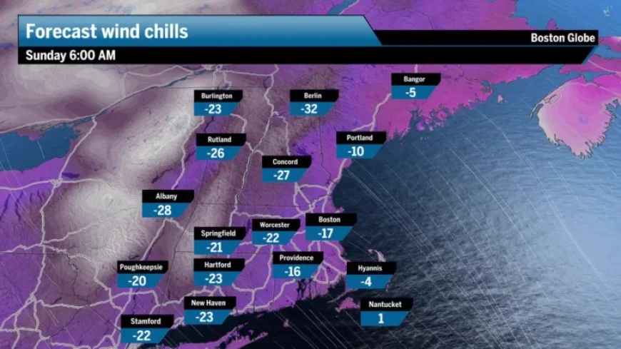 New England Braces for Sharp Overnight Wind Chills into Sunday