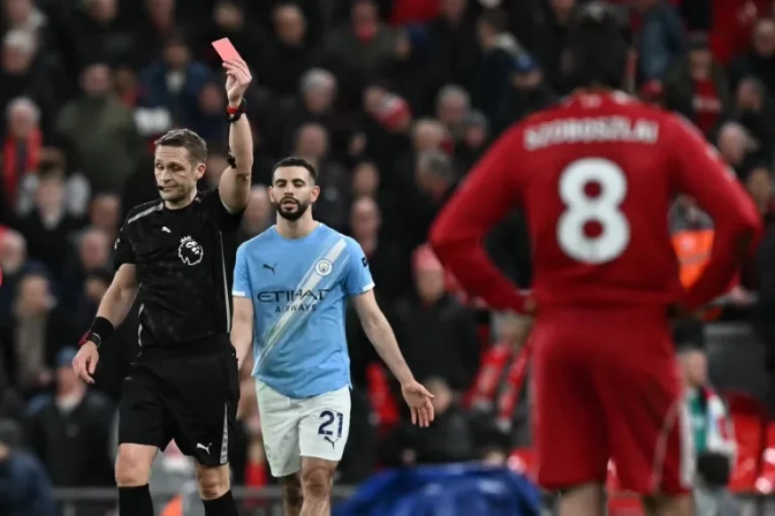 VAR Controversy Explained: Szoboszlai Sent Off in Man City’s Win Over Liverpool