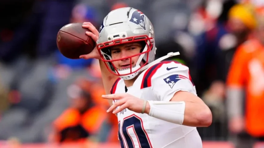 Patriots’ Drake Maye Secures Quarterback Award, Tops Matthew Stafford