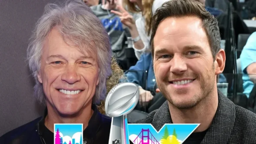 Jon Bon Jovi, Chris Pratt Announce Patriots vs. Seahawks at Super Bowl