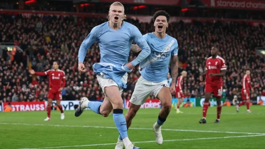Manchester City Edges Liverpool 2-1, Shaking Up Title Race in Just Nine Minutes