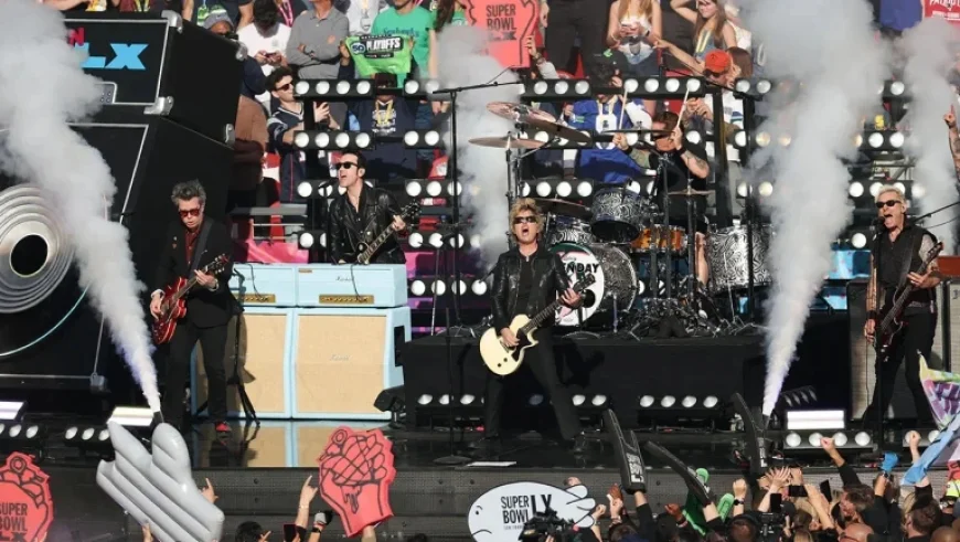 Green Day Rocks 2026 Super Bowl Preshow Performance