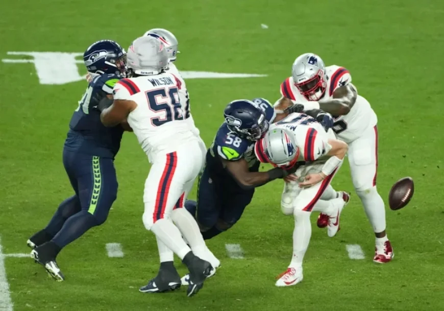 Derick Hall Forces Key Super Bowl 60 Turnover with Strip Sack on Drake Maye