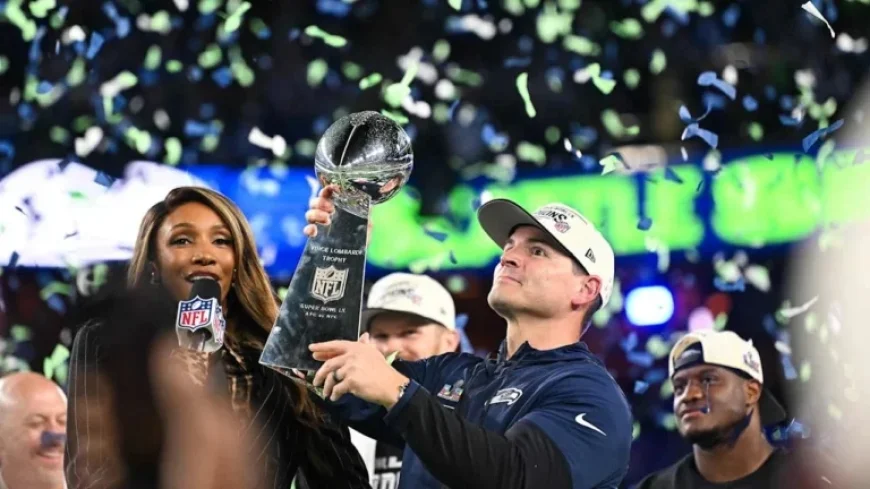Seahawks Present Super Bowl LX Lombardi Trophy