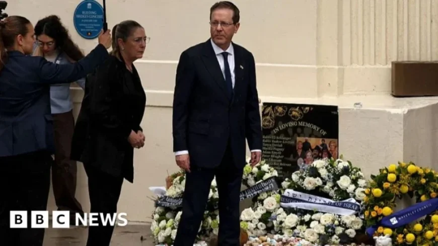 Israeli President Honors Bondi with Wreath in Contentious Visit Launch
