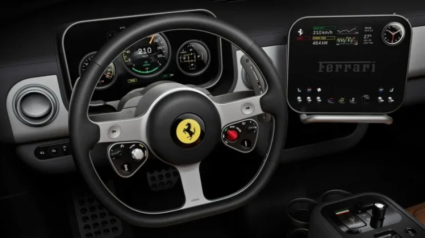 Ferrari Luce Interior Unveiled: A Fusion of Ferrari and Apple Design