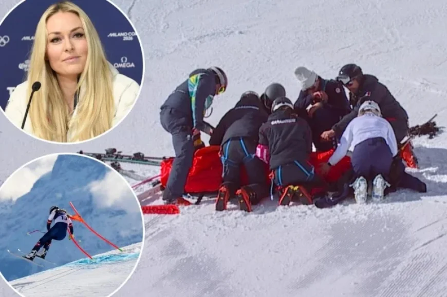 Lindsey Vonn Hospitalized in ICU Following Olympic Crash