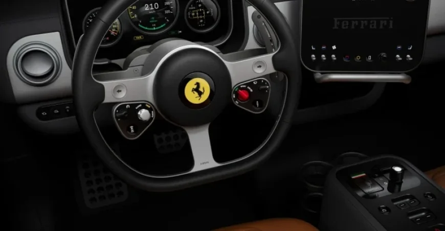 Jony Ive Designs Interior for Ferrari’s First Electric Vehicle