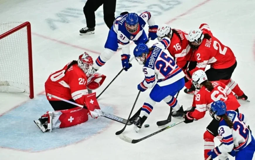 Top Performers Shine in Switzerland vs USA 2026 Olympic Women’s Hockey
