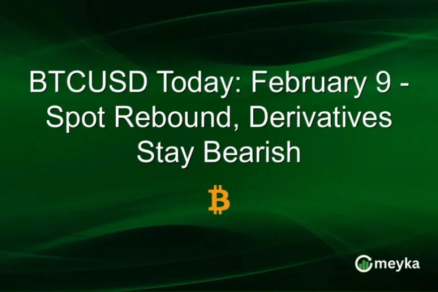 BTCUSD Spot Rebounds Today, Derivatives Maintain Bearish Outlook