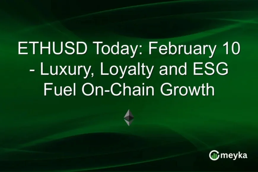 Ethereum On-Chain Growth Driven by Luxury, Loyalty, and ESG Initiatives