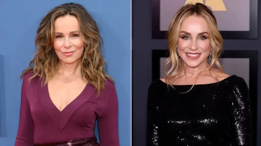 Jennifer Grey of ‘Dirty Dancing’ Dazzles in Swimsuit at Beach with Tracy Pollan