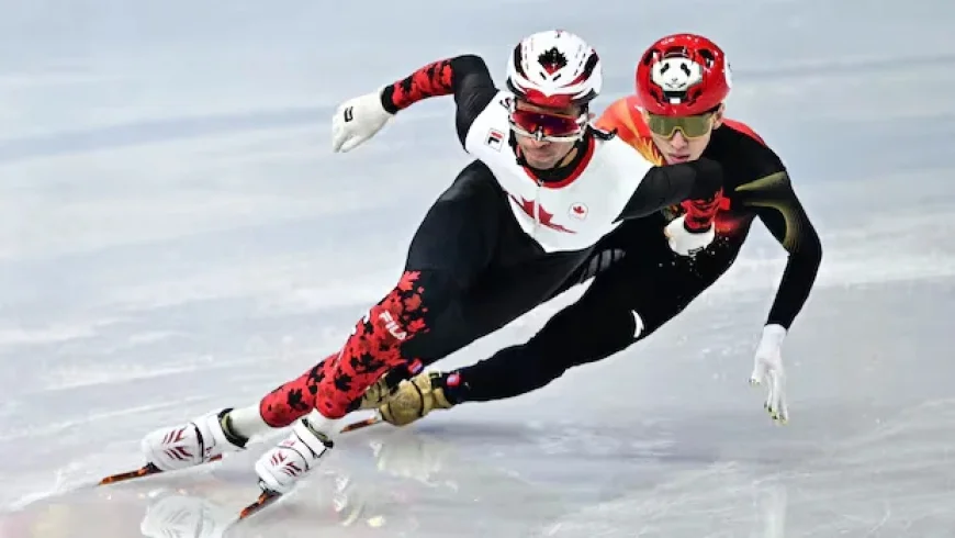 Canadian Short Track Team Secures Olympic Mixed Relay Silver